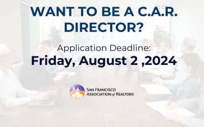 Calling All Applicants for 2025 C.A.R. Region 8 Directors